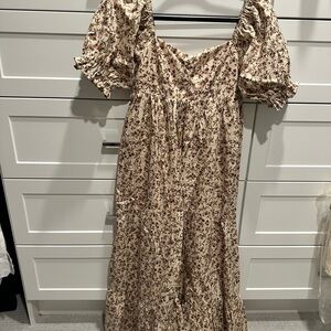 Noralee Floral Puff Sleeve Dress